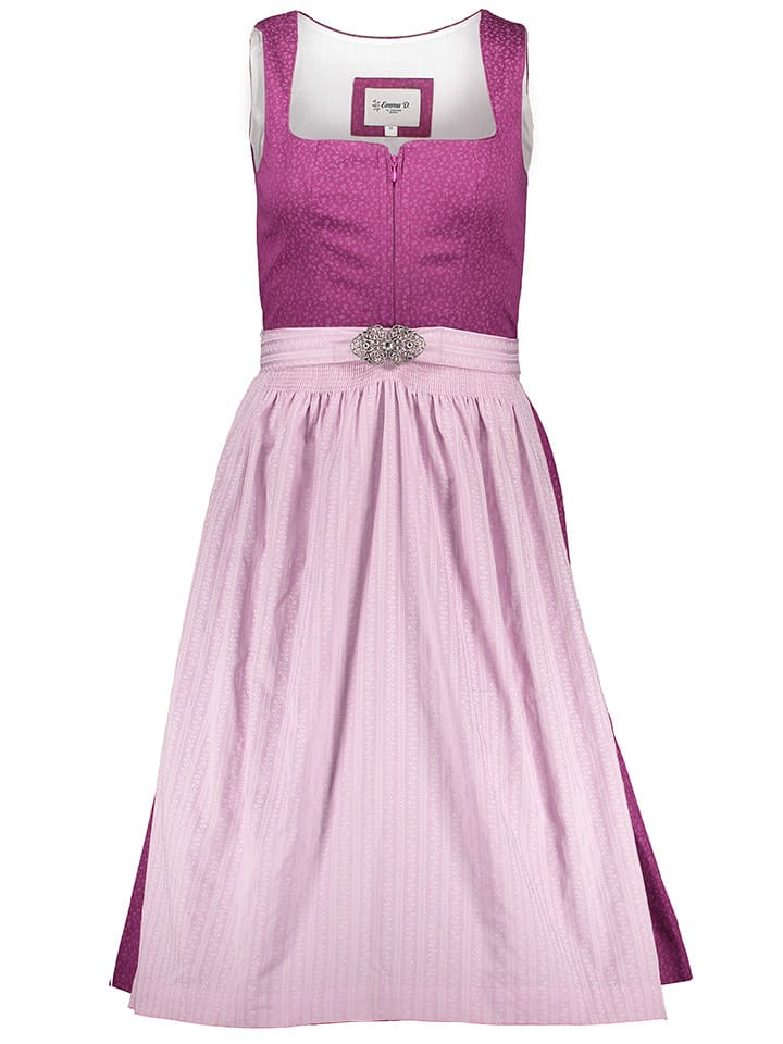 Turi Landhaus Dirndl in Lila günstig kaufen