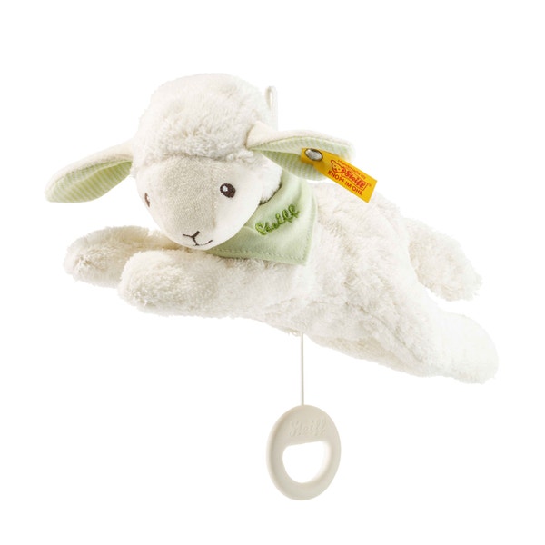 Lenny Lamm Spieluhr, 24 cm, weiß