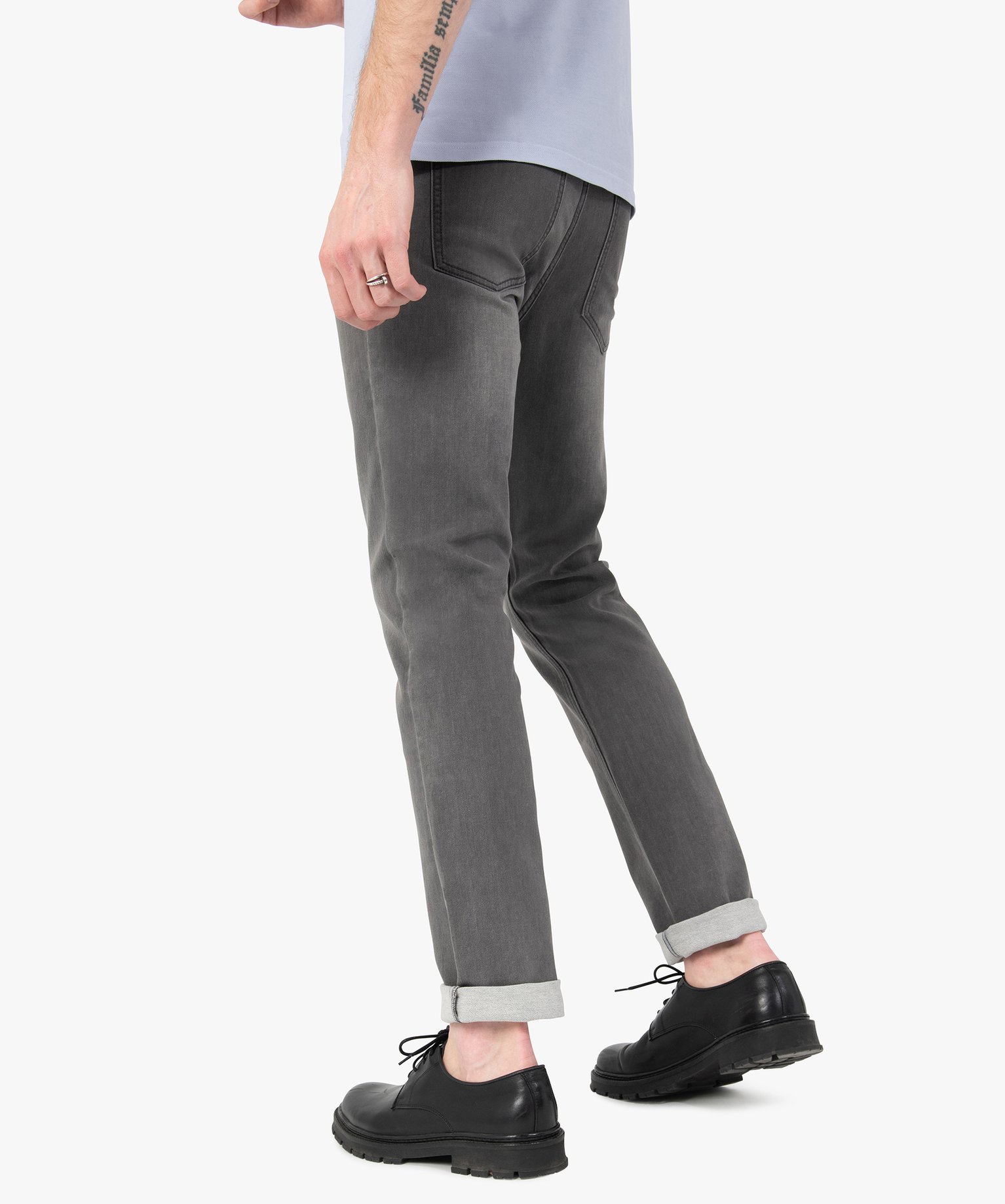 Jean homme coupe régular gris clair | GEMO