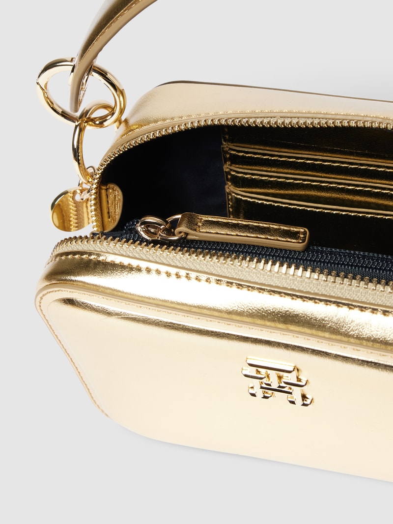 Saddle Bag mit Label-Details Modell 'CHIC TRUNK' in gold