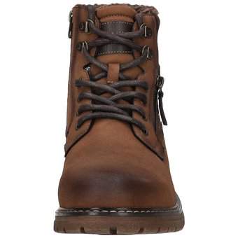 Tom Tailor Schnür Boots in braun
