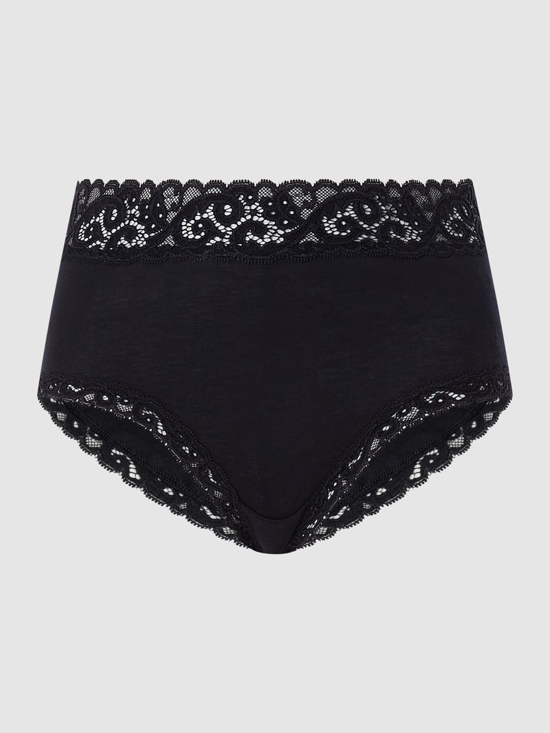 Slip mit Spitze Modell 'Moments' in schwarz
