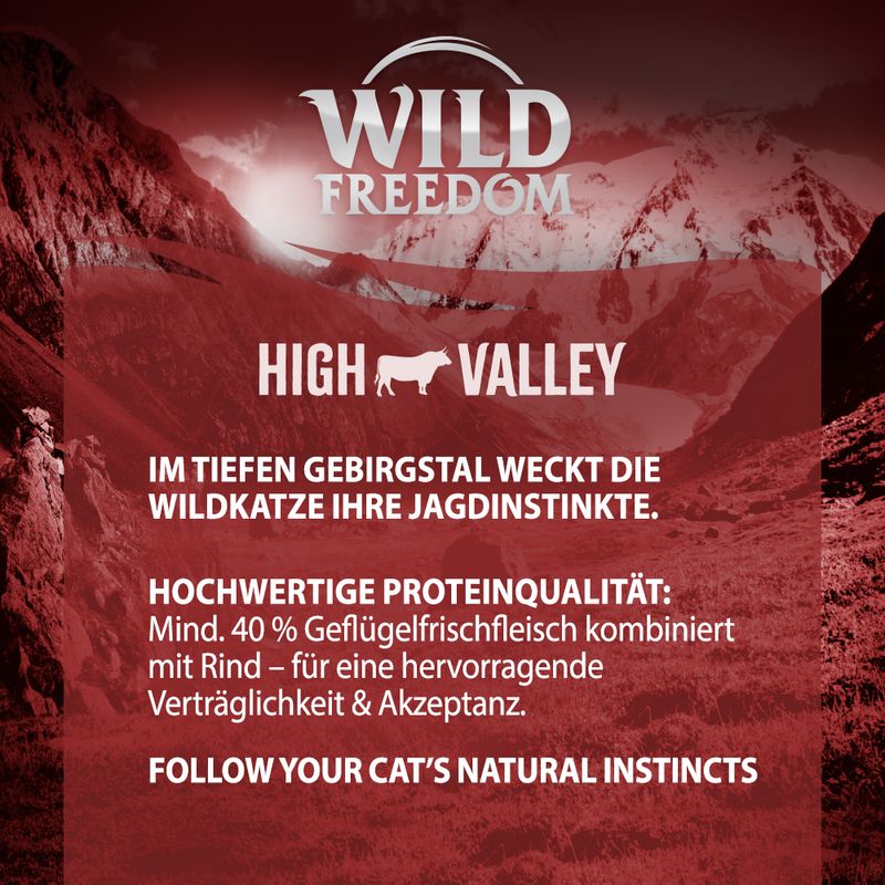 Wild Freedom Adult High Valley Rind - getreidefrei