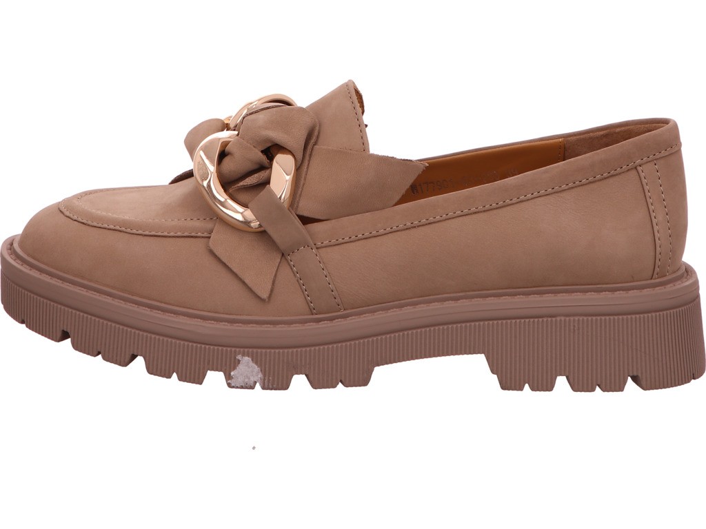 REGARDE LE CIEL Klassische Slipper beige Slipper Loafer Damen Beige Dalia 03