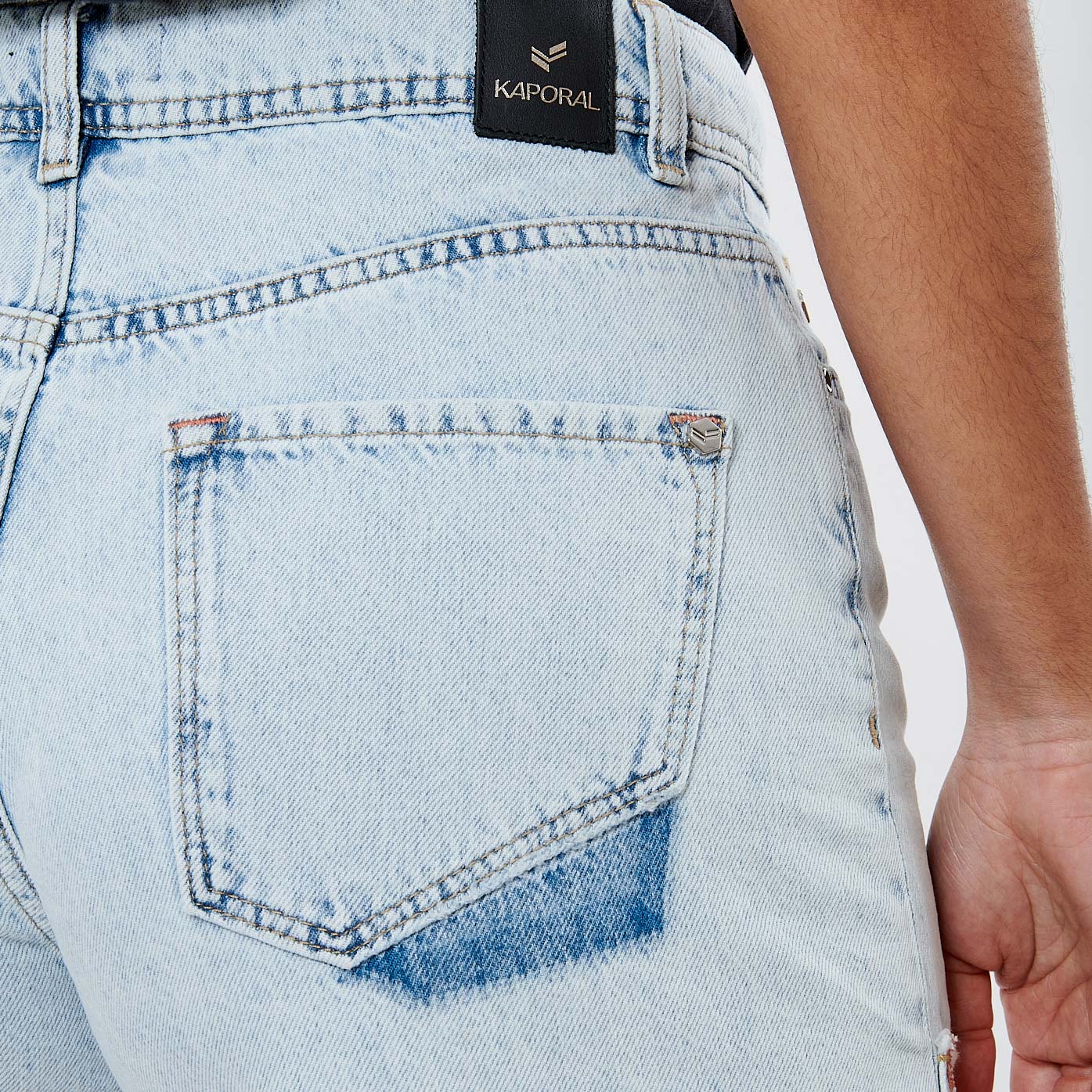 BABEL  Short en jean Femme en 100% coton