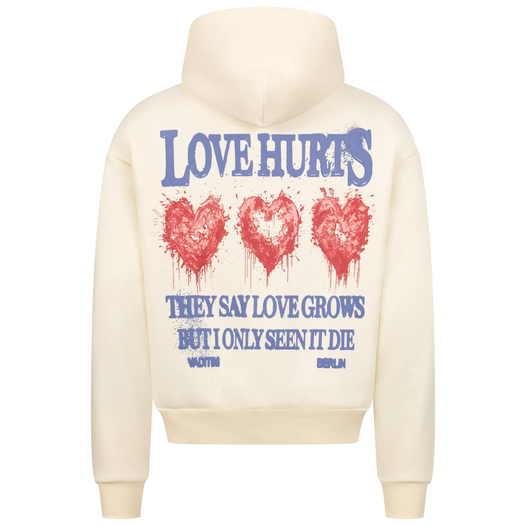 Love Hurts Cream Zipper