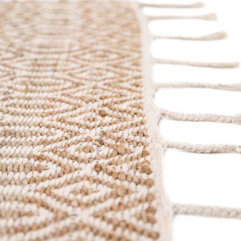 Tapis jute & coton 110x170cm SIERRA