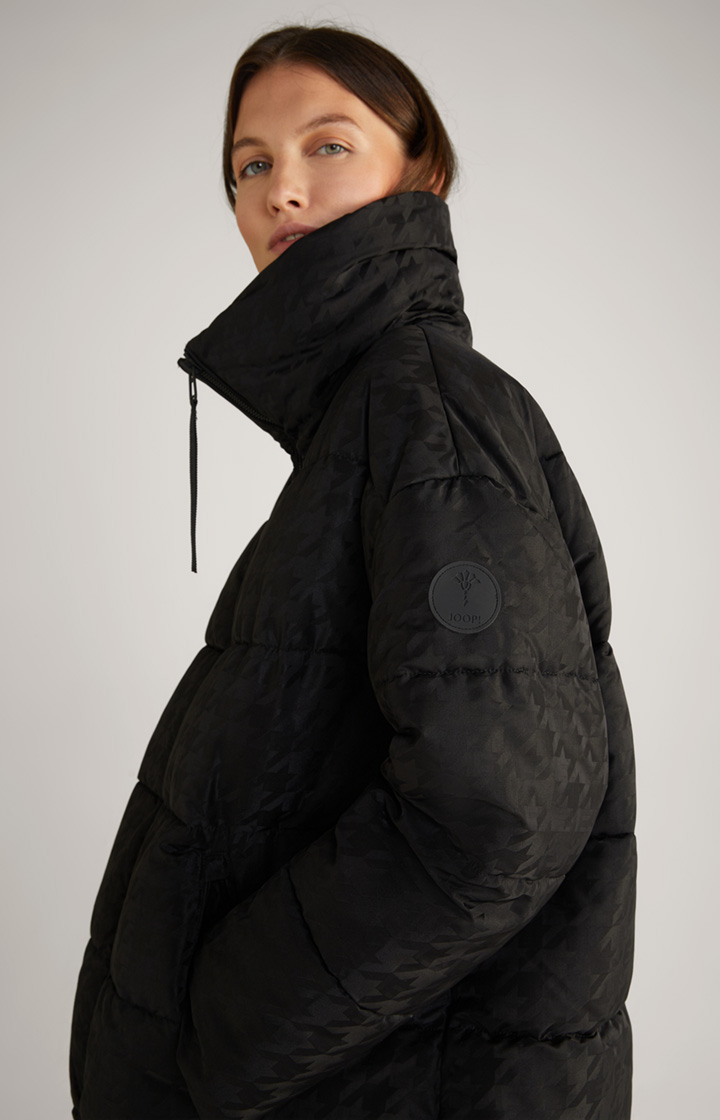 Jacke in Schwarz gemustert