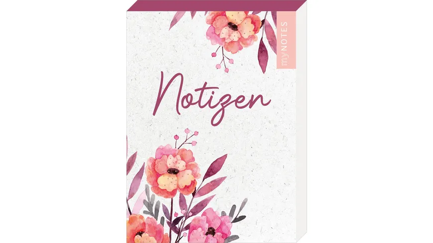 myNOTES Papeterie: Notizblock Blumenträume