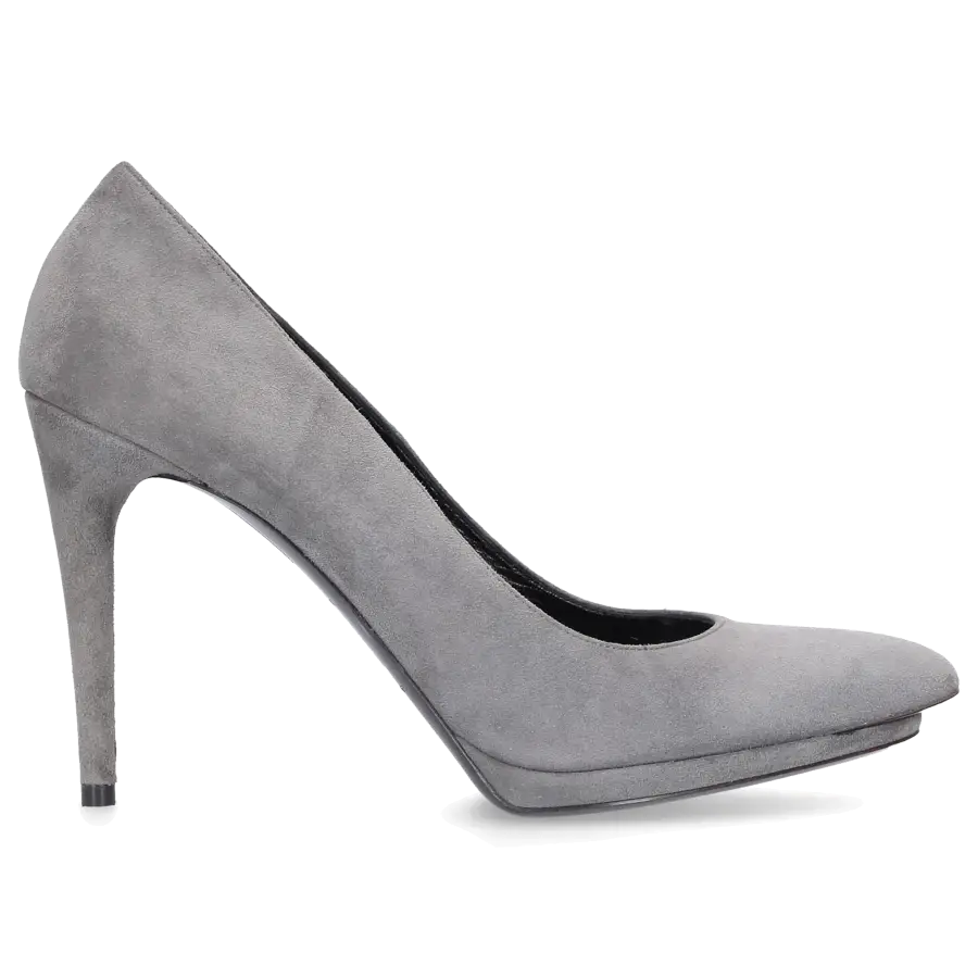 Balenciaga - Pumps Kalbsleder Veloursleder grau - grau