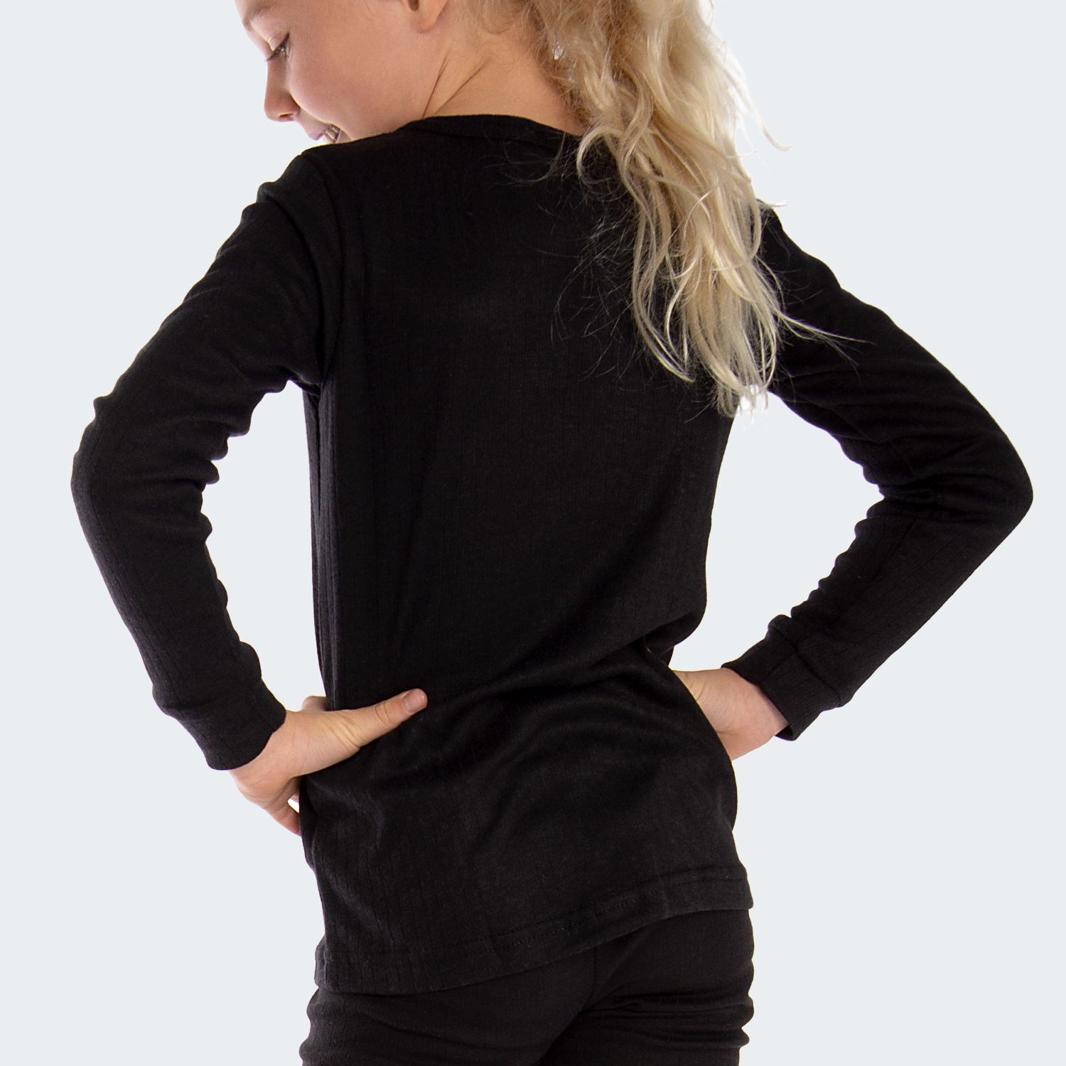 Black Snake Cuddle Grau/Schwarz 2-Pack Kinder Thermoshirt