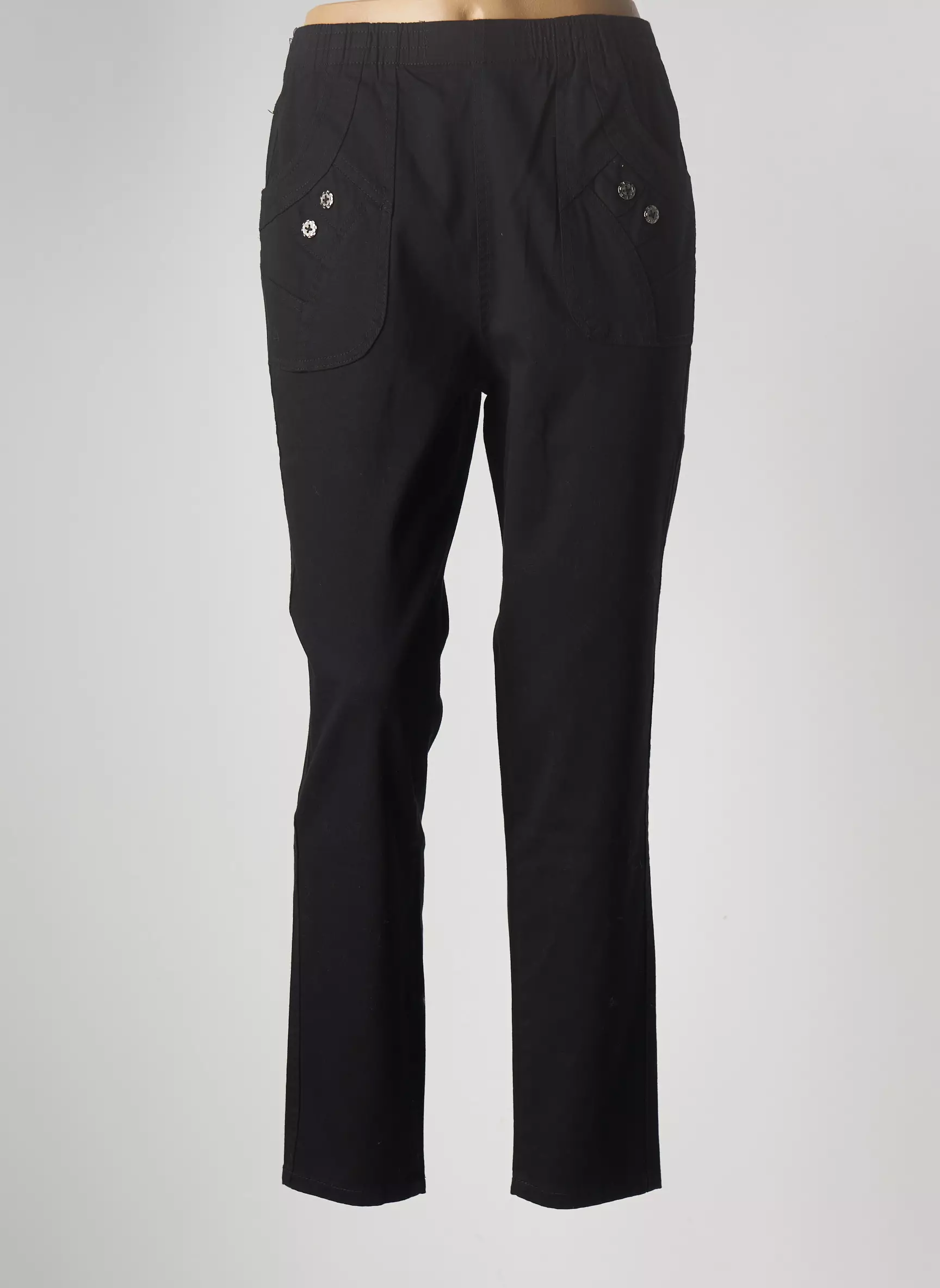 Multiples Pantalons Slim Femme couleur noir