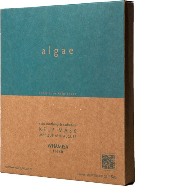 WHAMISA Algae Kelp Facial Sheet Mask Tuchmaske