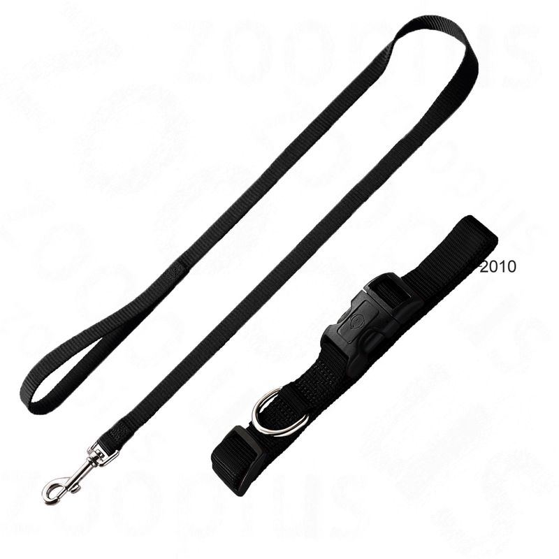 Sparset HUNTER Hundeleine + Halsband Ecco Sport, schwarz | bitiba