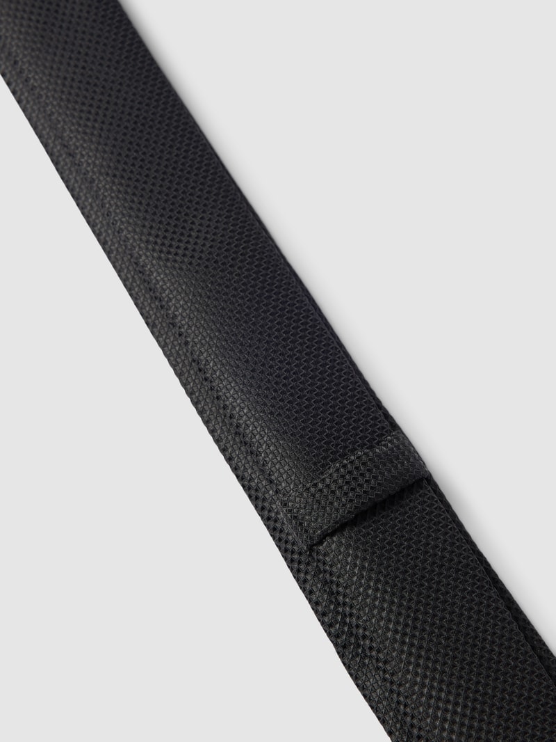 Krawatte mit Strukturmuster Modell 'JACCOLE' in schwarz