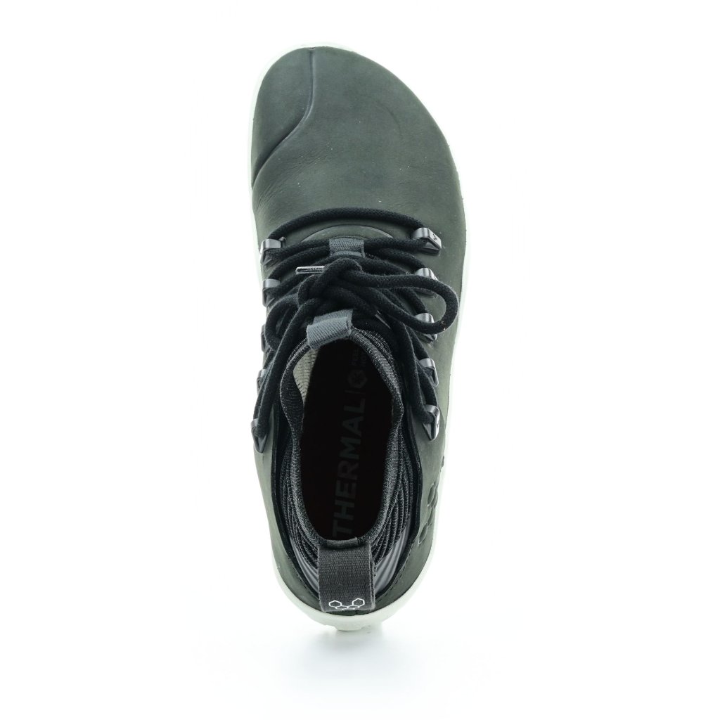 Vivobarefoot Magna Trail L FG Obsidian / White Leather Barfuß-Wanderschuhe