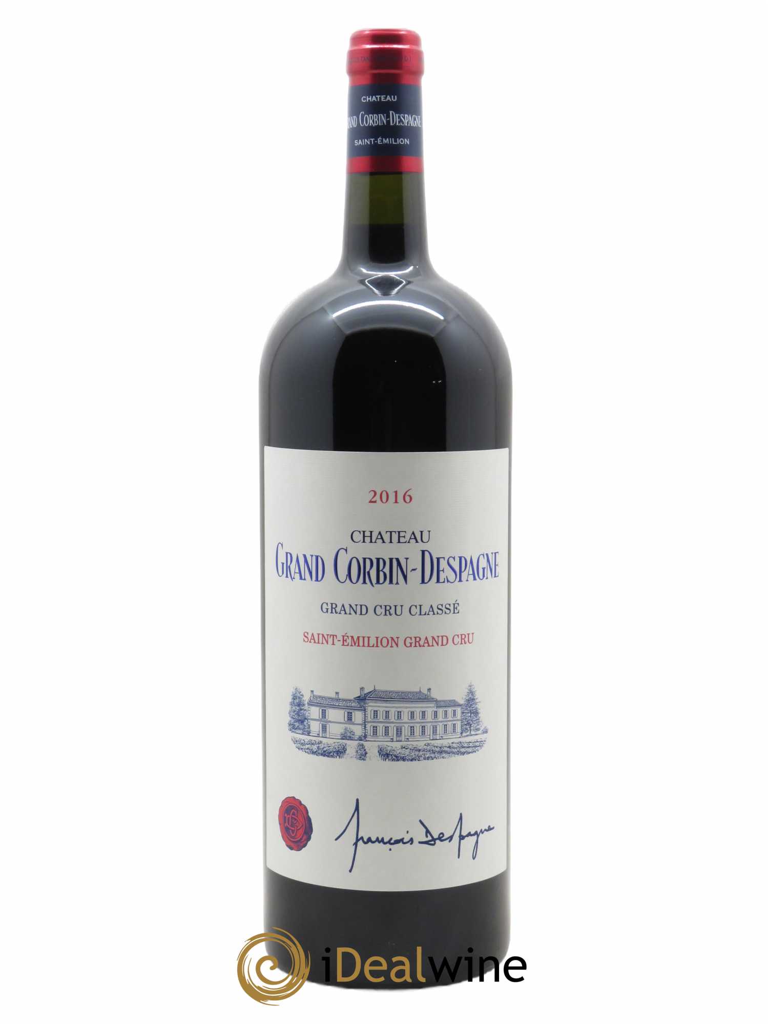 Château Grand Corbin Despagne Grand Cru Classé  2016 - Lot de 1 Magnum