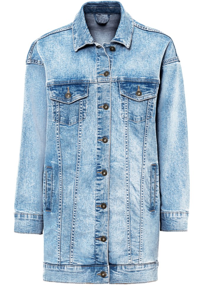 Jeansjacke in Oversize
