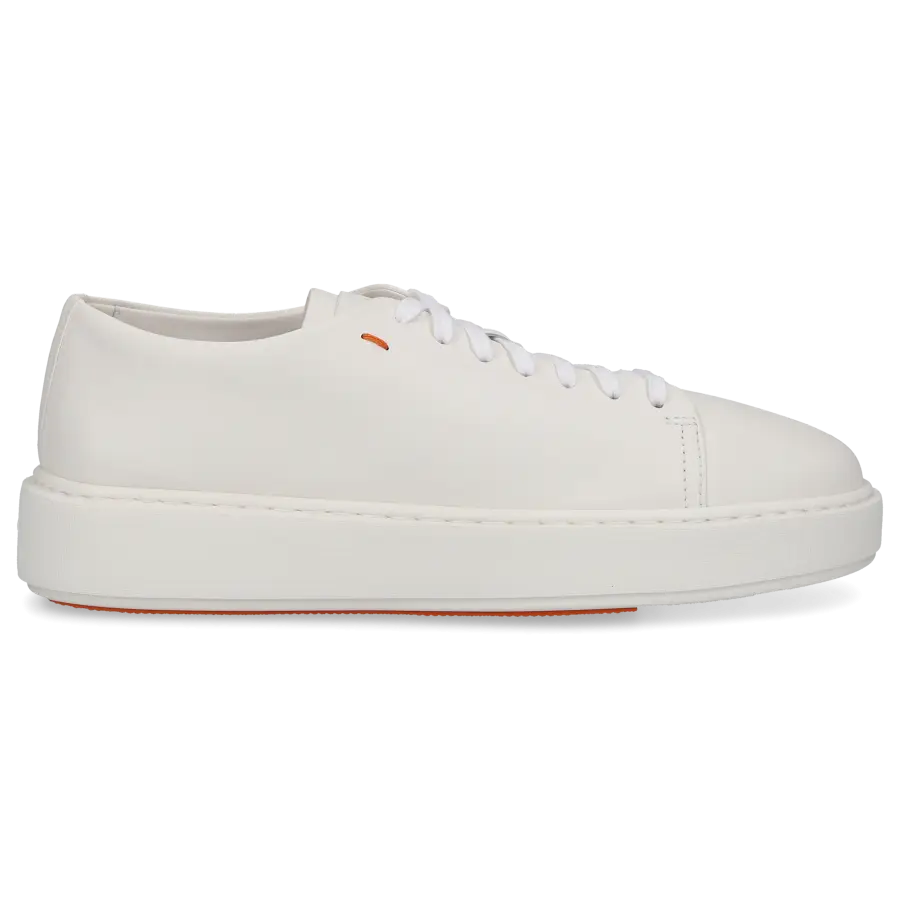 Santoni - Sneaker low 60994 Nappaleder - weiß