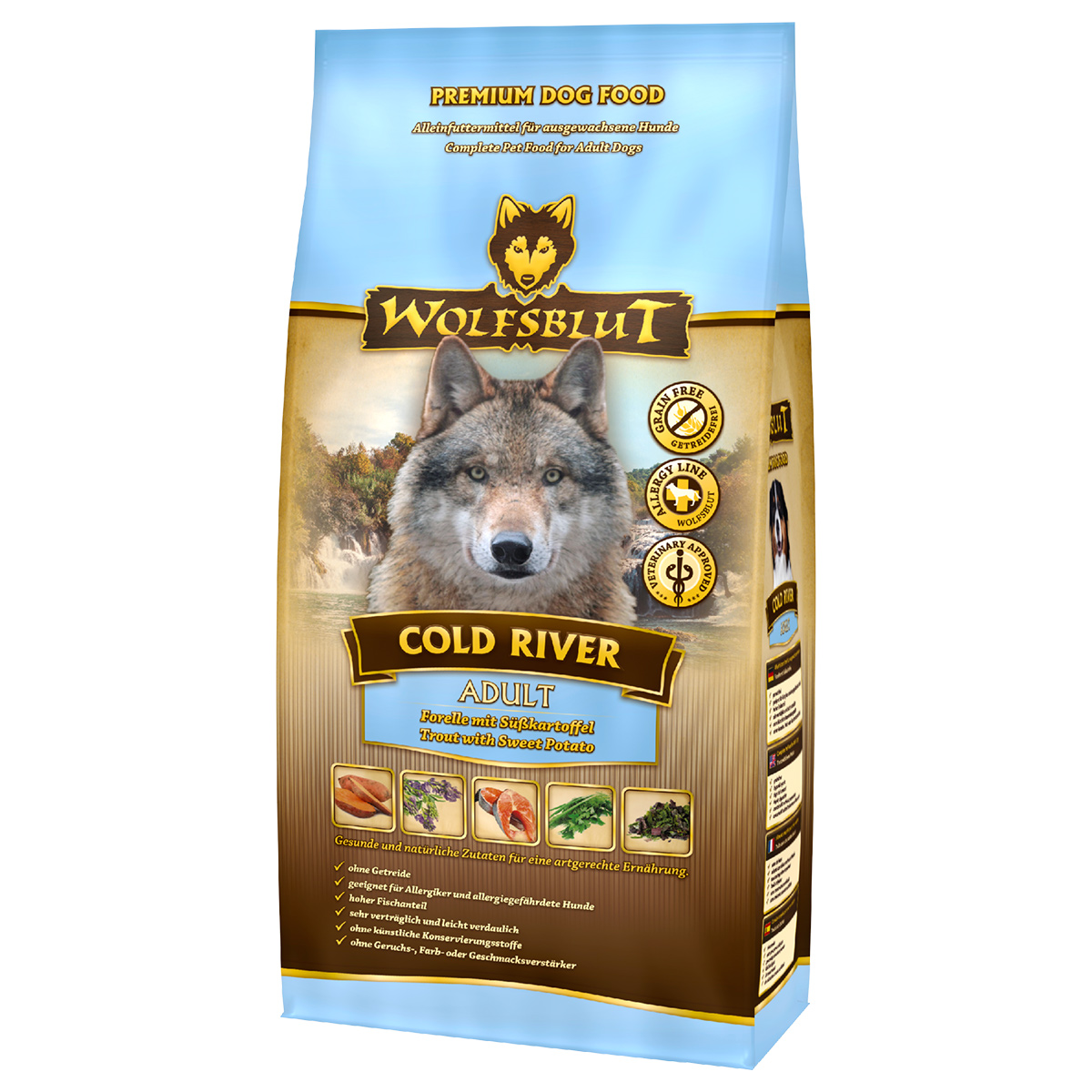 Wolfsblut Cold River Forelle & Süßkartoffel kaufen bei ZooRoyal