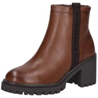 Tom Tailor Stiefelette in braun