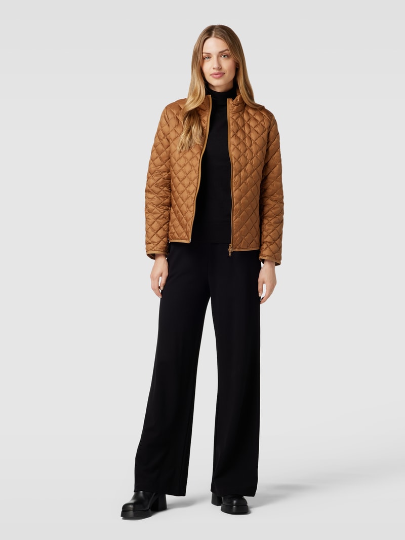 Steppjacke mit Stehkragen Modell 'CANGA' in camel
