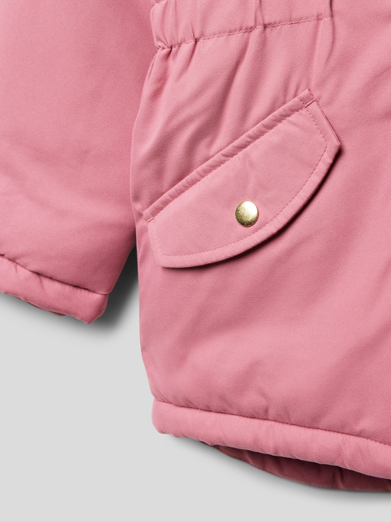 Parka mit Druckknopftaschen Modell 'Marlin' in rosé
