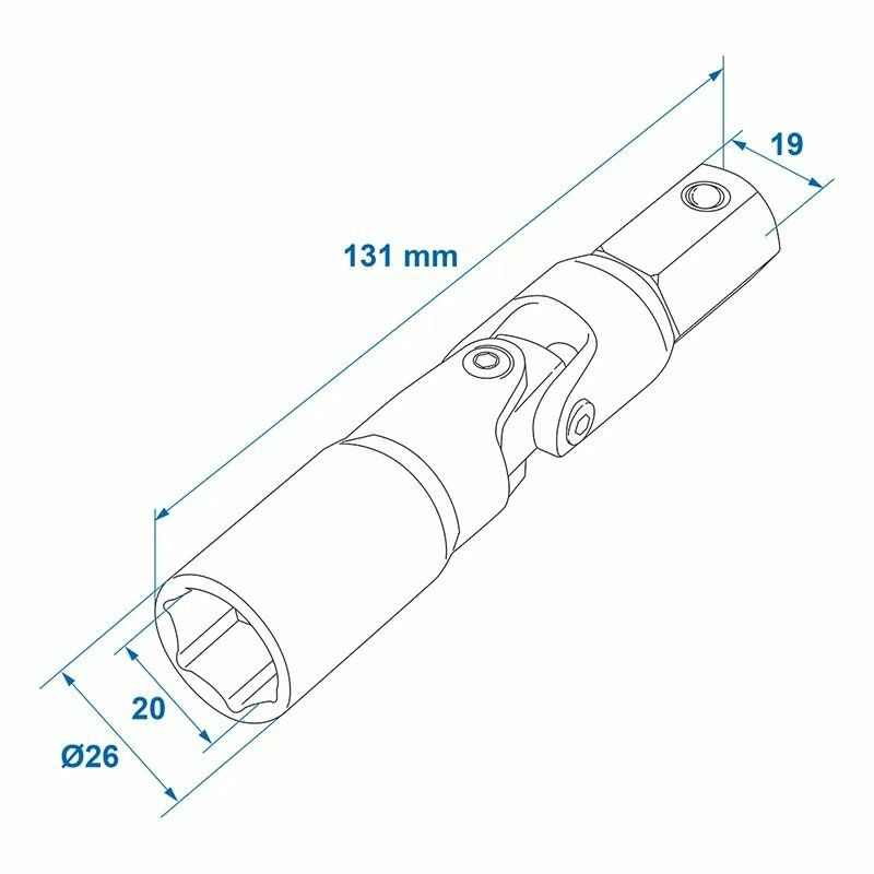 ProPlus Kardangelenk-Adapter 19 mm
