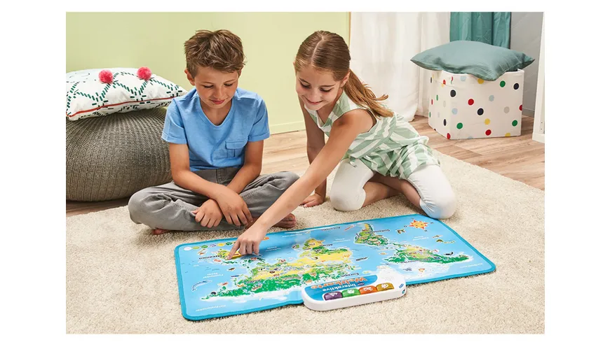 VTech 615704 - School & Go - Interaktive Weltkarte