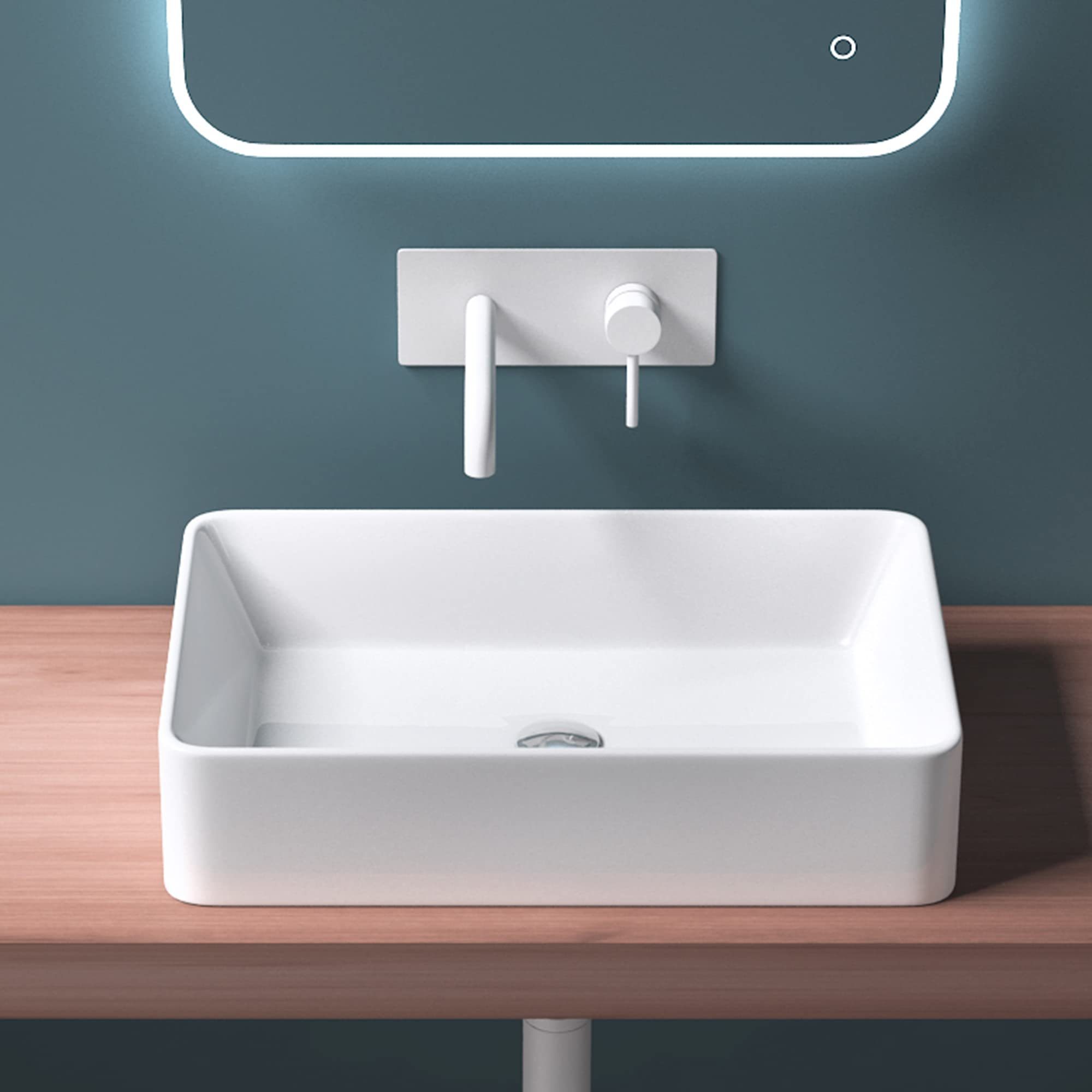 Mai & Mai Aufsatzwaschbecken Waschbecken Br105D Keramik Nano-Beschichtung