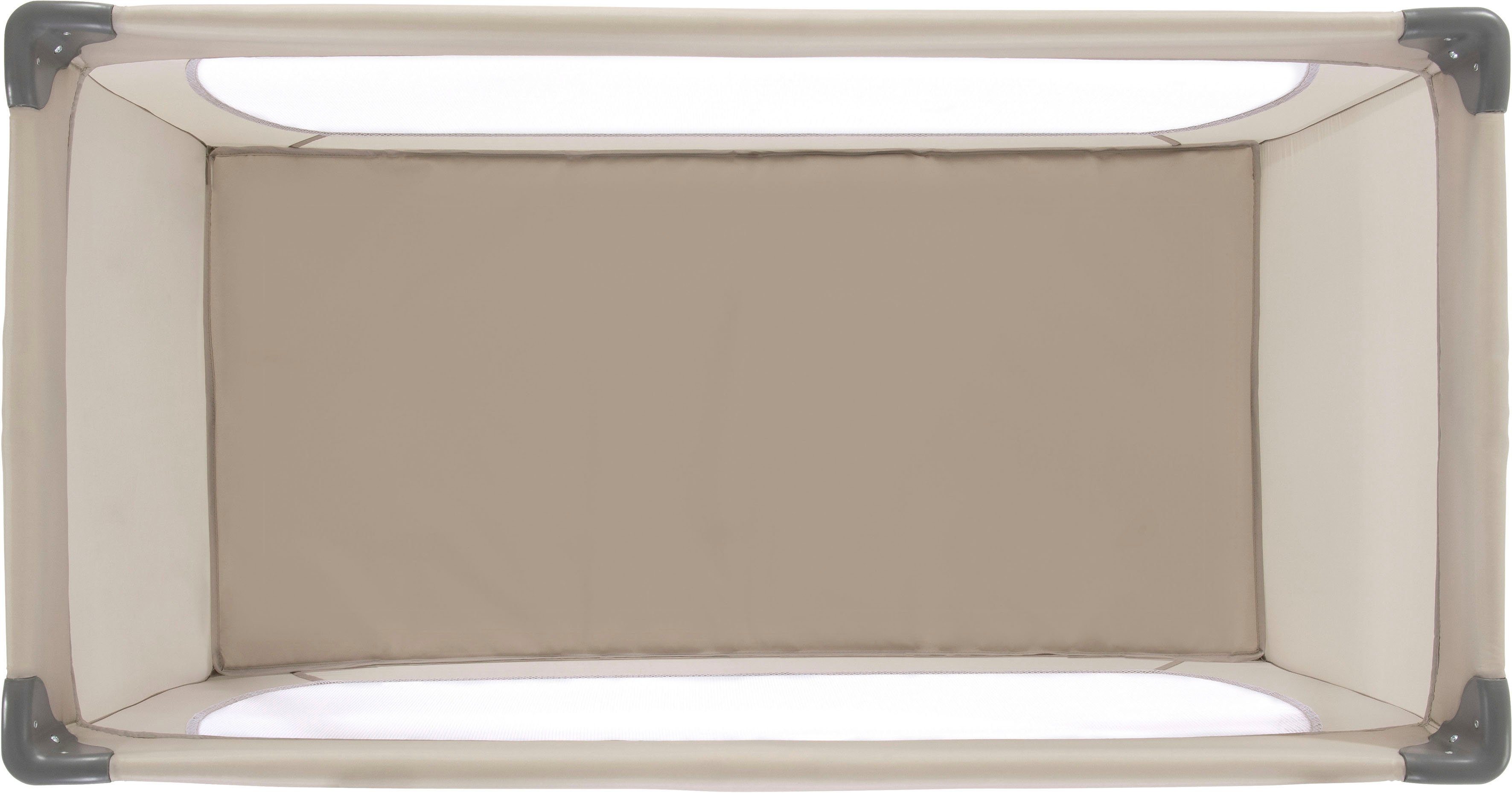 Hauck Baby-Reisebett Dream N Play, beige, inkl. Transporttasche