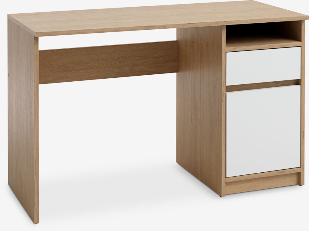 BILLUND Biurko BILLUND 54x120 w kolorze dębu/biały