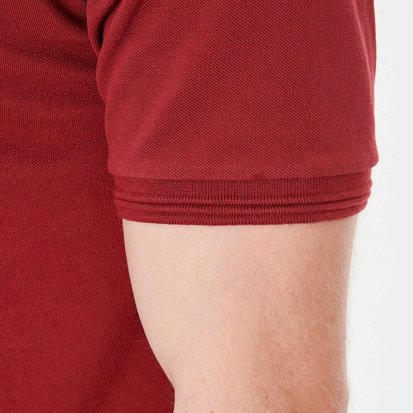 CORTO  Polo bordeaux homme 100% coton bio