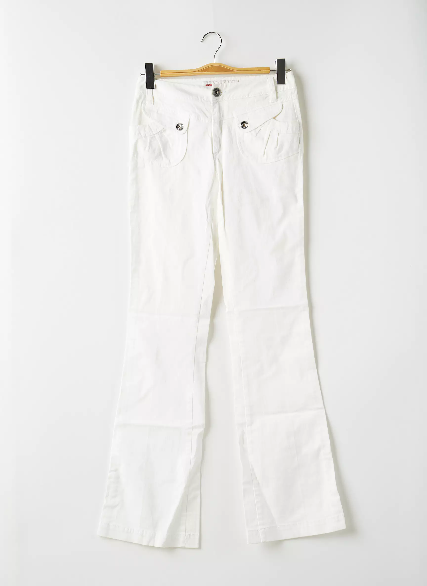Miss Sixty Pantalons Flare Femme couleur blanc
