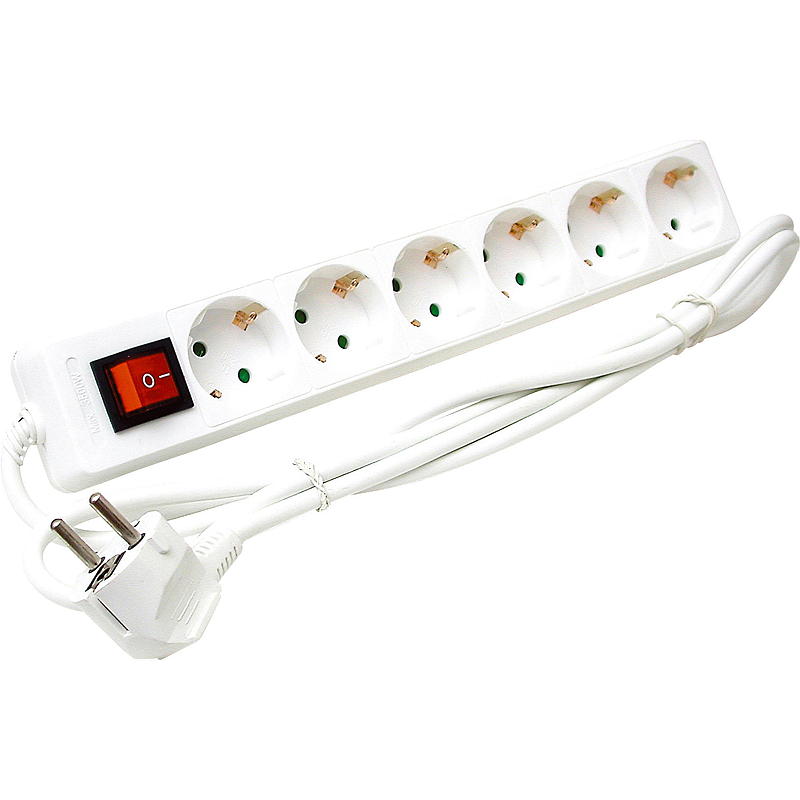 Energy Forgrener 6-veis m/jord m/bryter 1,5 m Energy