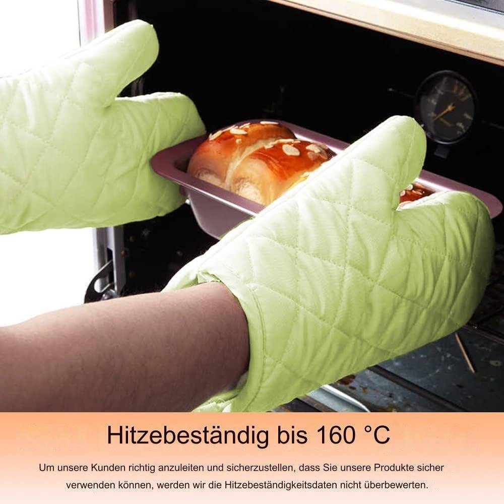 Tian Dee Topfhandschuhe Ofenhandschuhe Hitzebestaendig Backhandschuhe Verdickte