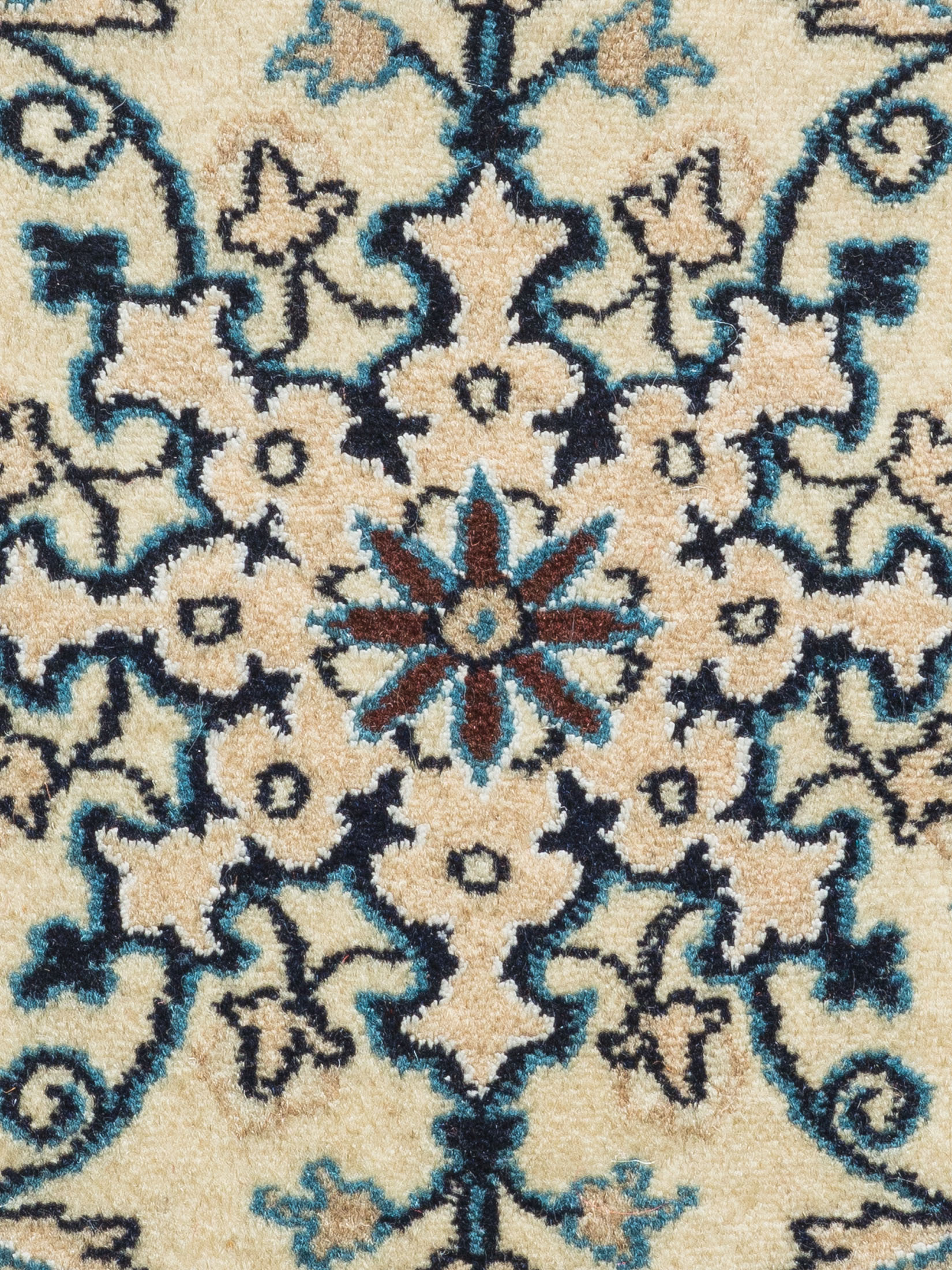 Kaschmar Nain 12 Lah ca. 60 x 90 cm, Unikat / Einzelstück
