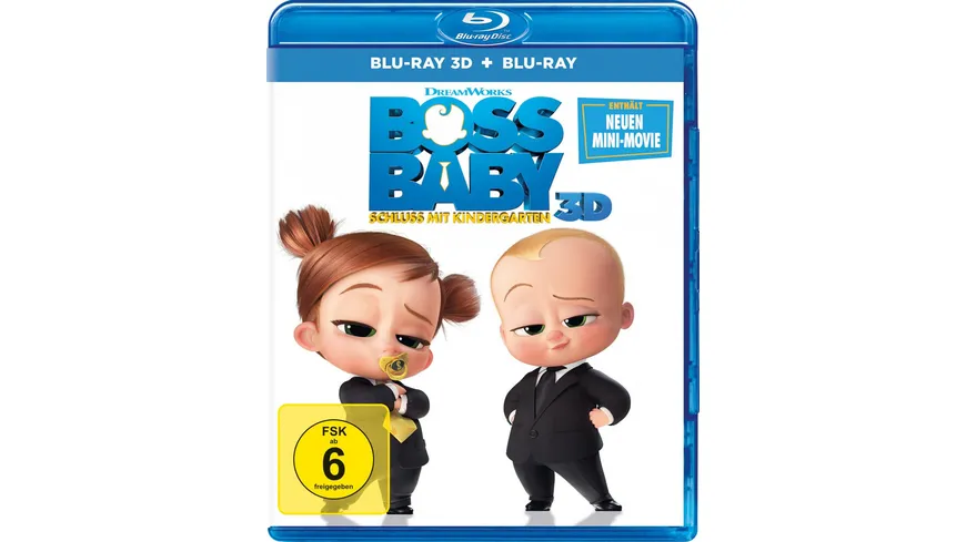 Boss Baby - Schluss mit Kindergarten  (+ Blu-ray 2D)