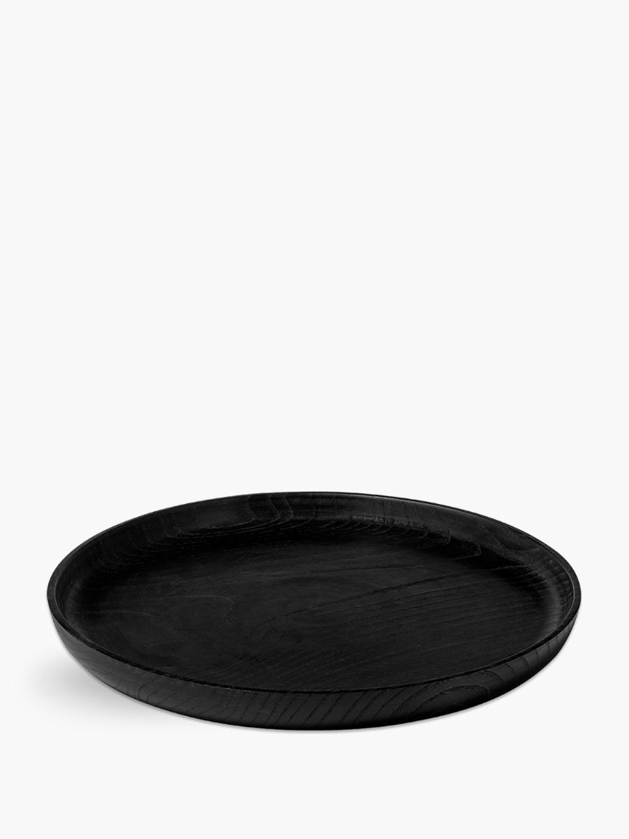 Plateau Ellipse Noir - Grand modèle