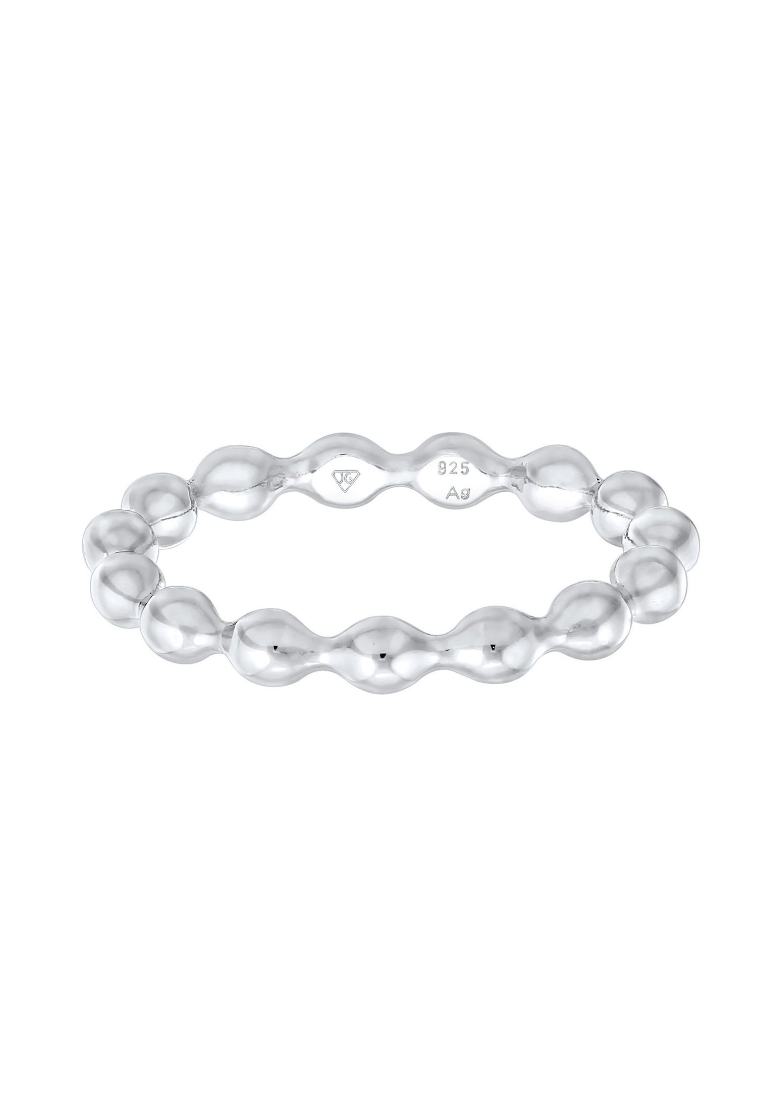 Elli moteriškas paprastas kamuoliukas su baterija iš 925 sterlingo sidabro