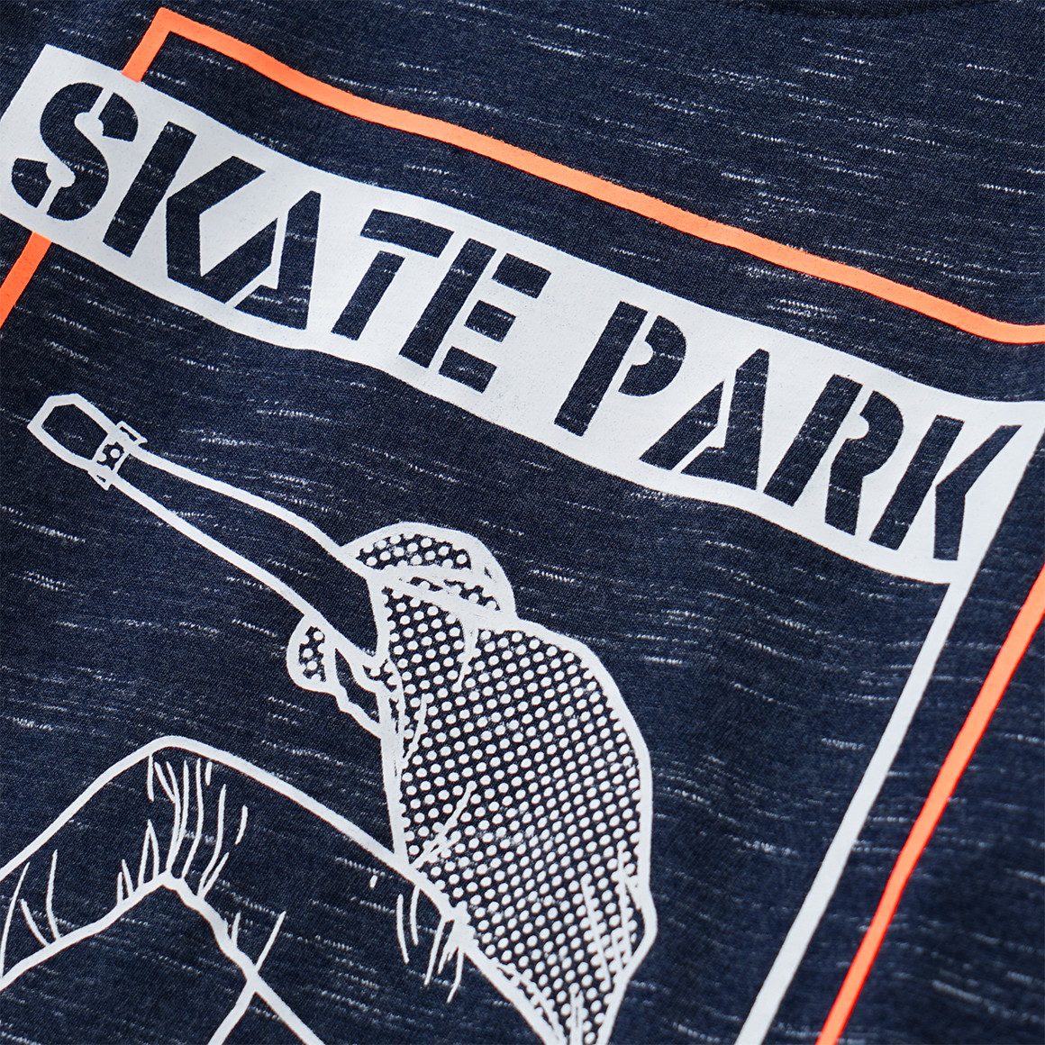 Jungen Langarmshirt mit Skater-Print