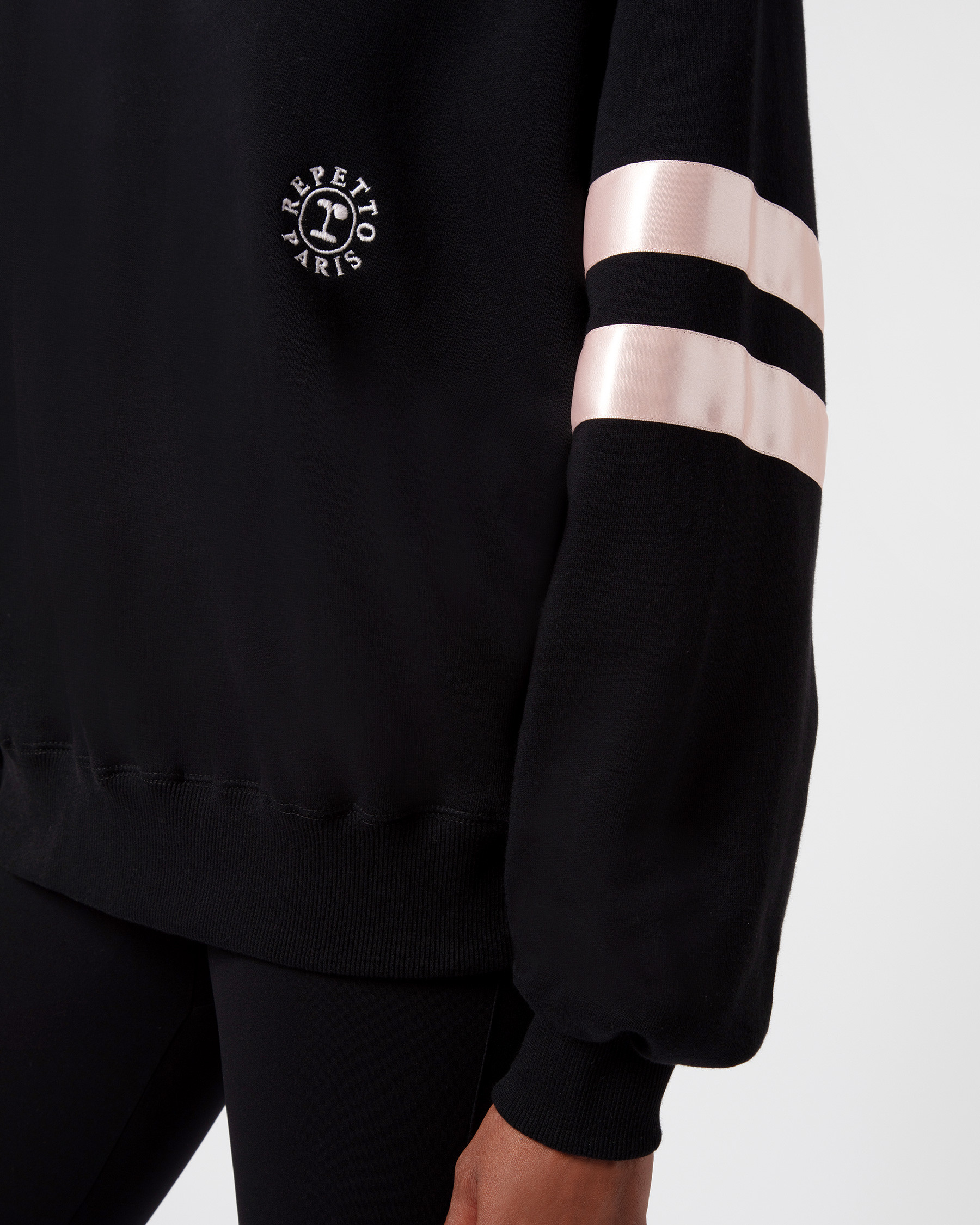 Satin sweatshirt