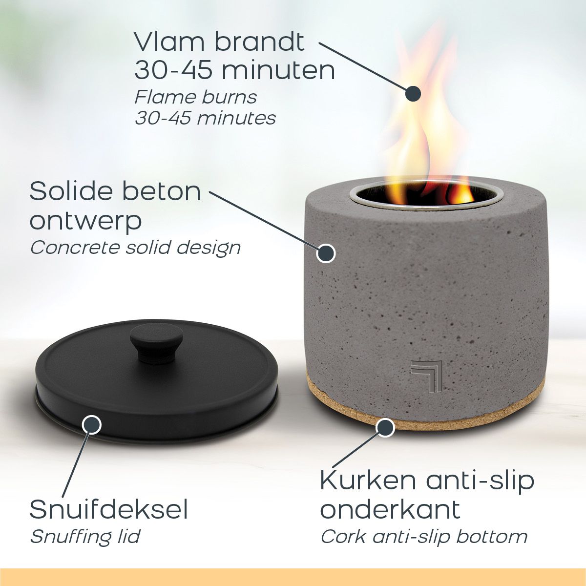 Tabletop Bio Ethanol Tischkamin