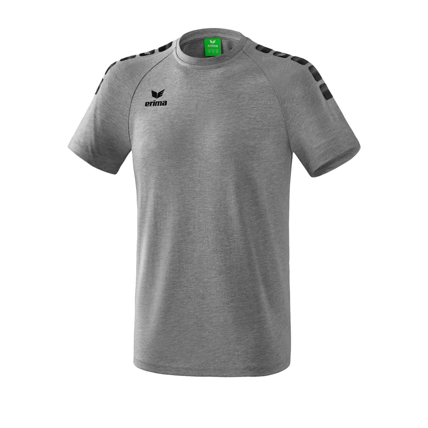 Erima Essential 5-C T-Shirt Kids Grau Schwarz
