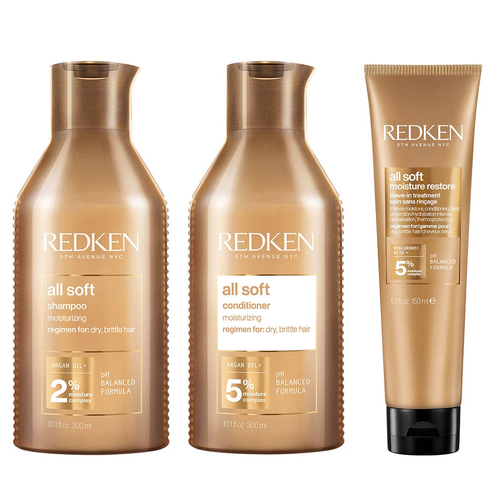 Redken All Soft Routine mit Leave-In Bundle