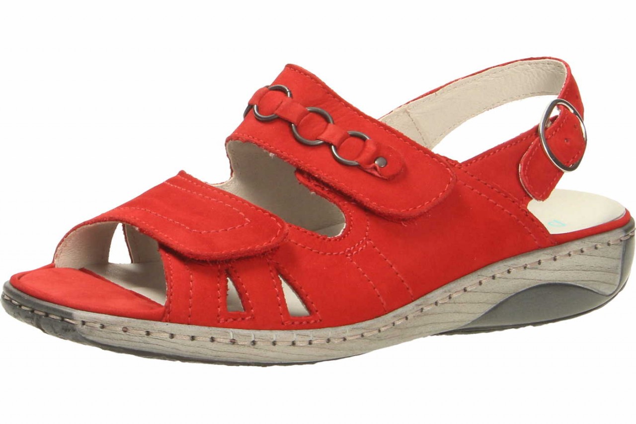 WALDLÄUFER Komfort Sandalen rot