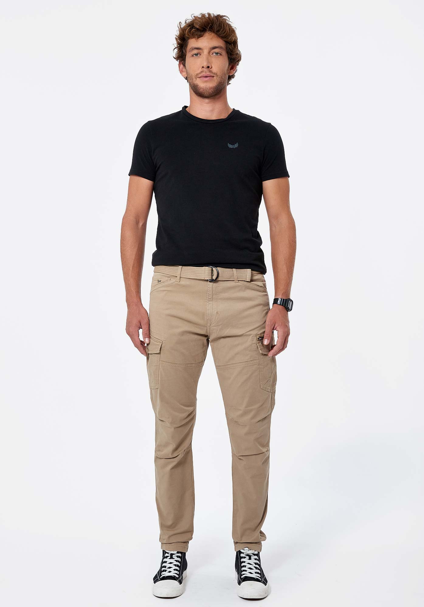 KALI   Jean beige slim Homme