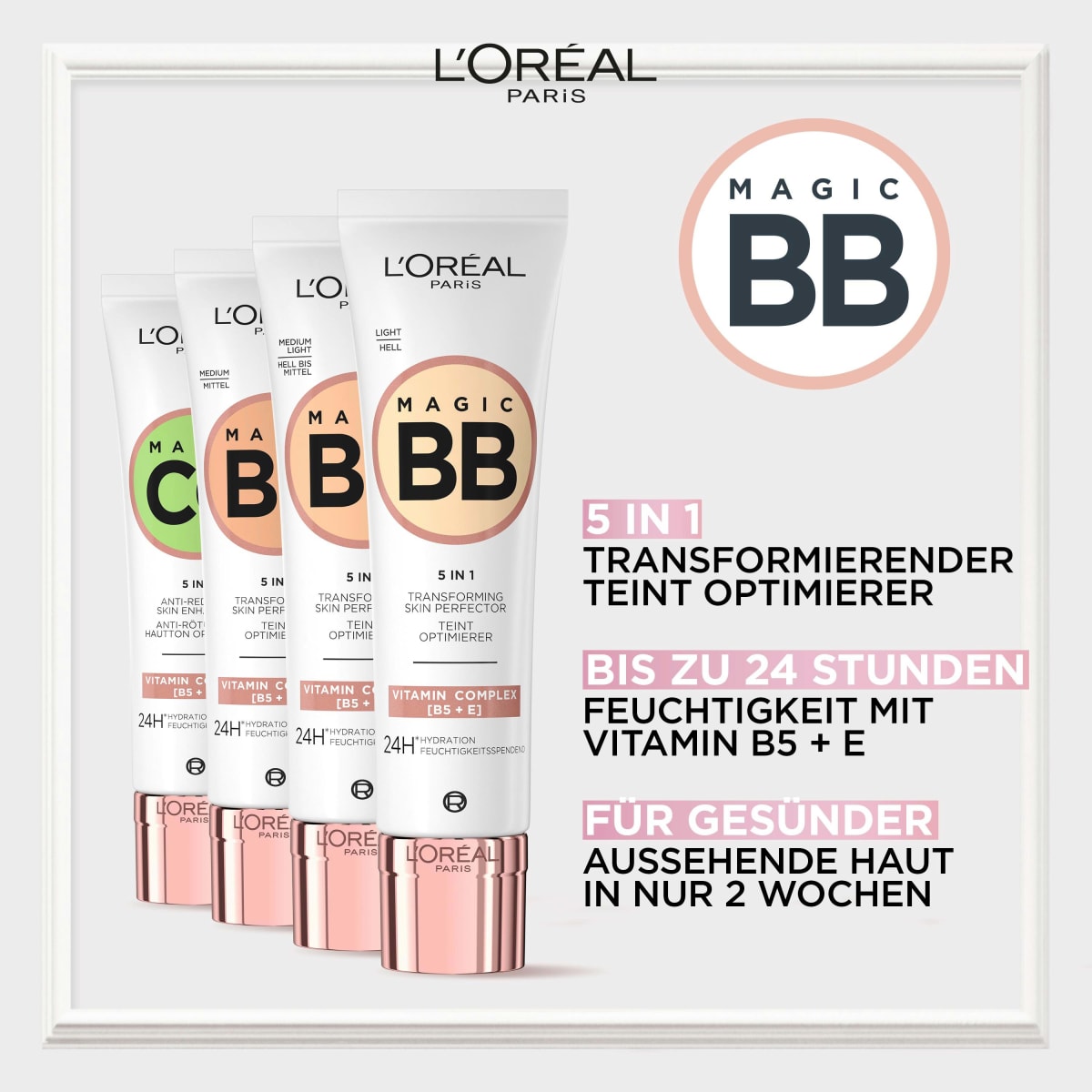 BB Creme C'est Magique Hell bis Mittel, LSF 11, 30 ml