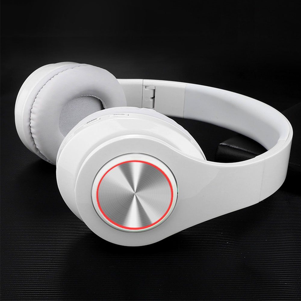 GelldG Gaming Headset für PS4 PS5 PC Xbox One, PS4 Headset mit Mikrofon Bass Gaming-Headset