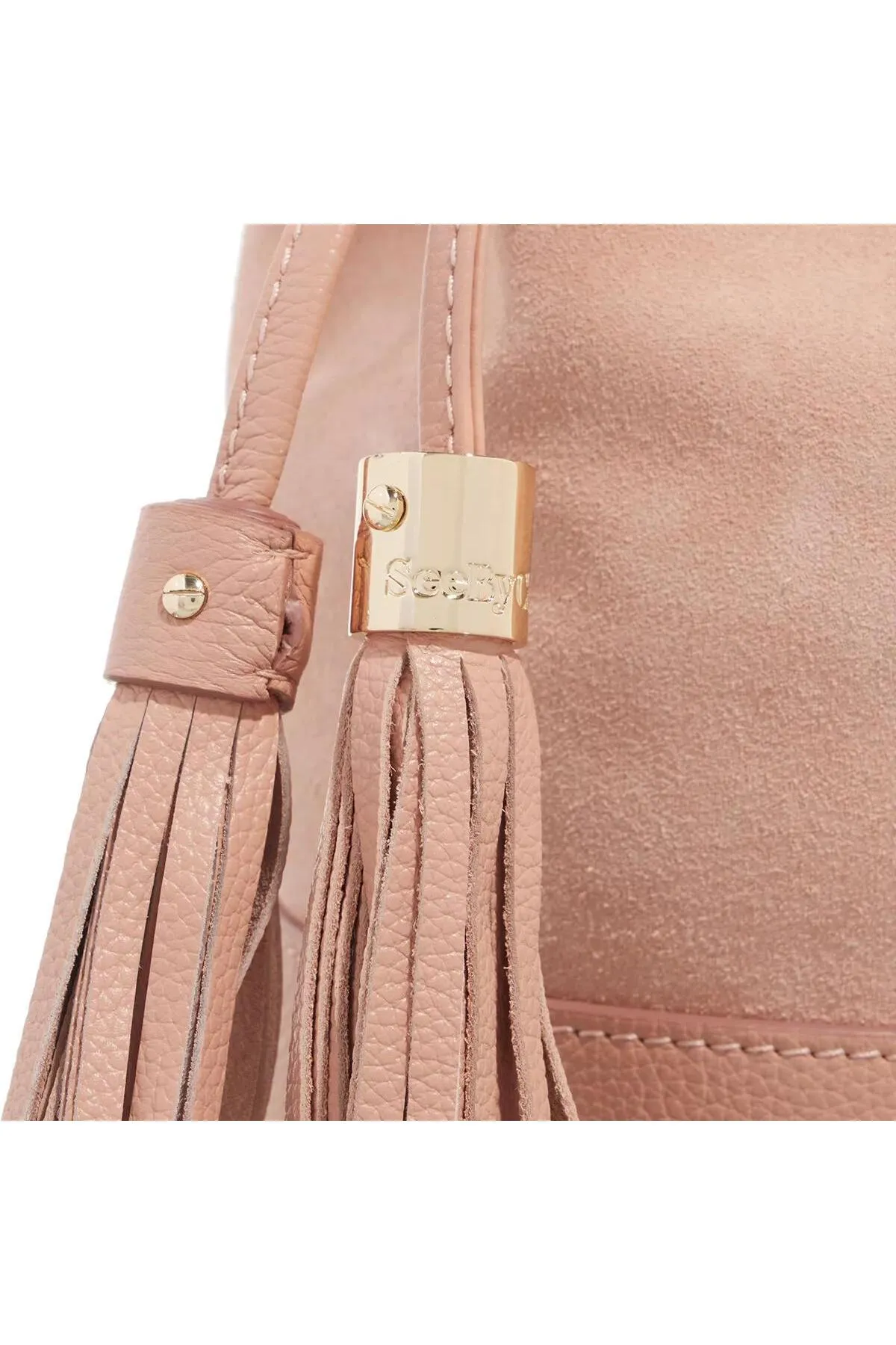 See by Chloé  Umhängetasche Leder Kaffee Rosa